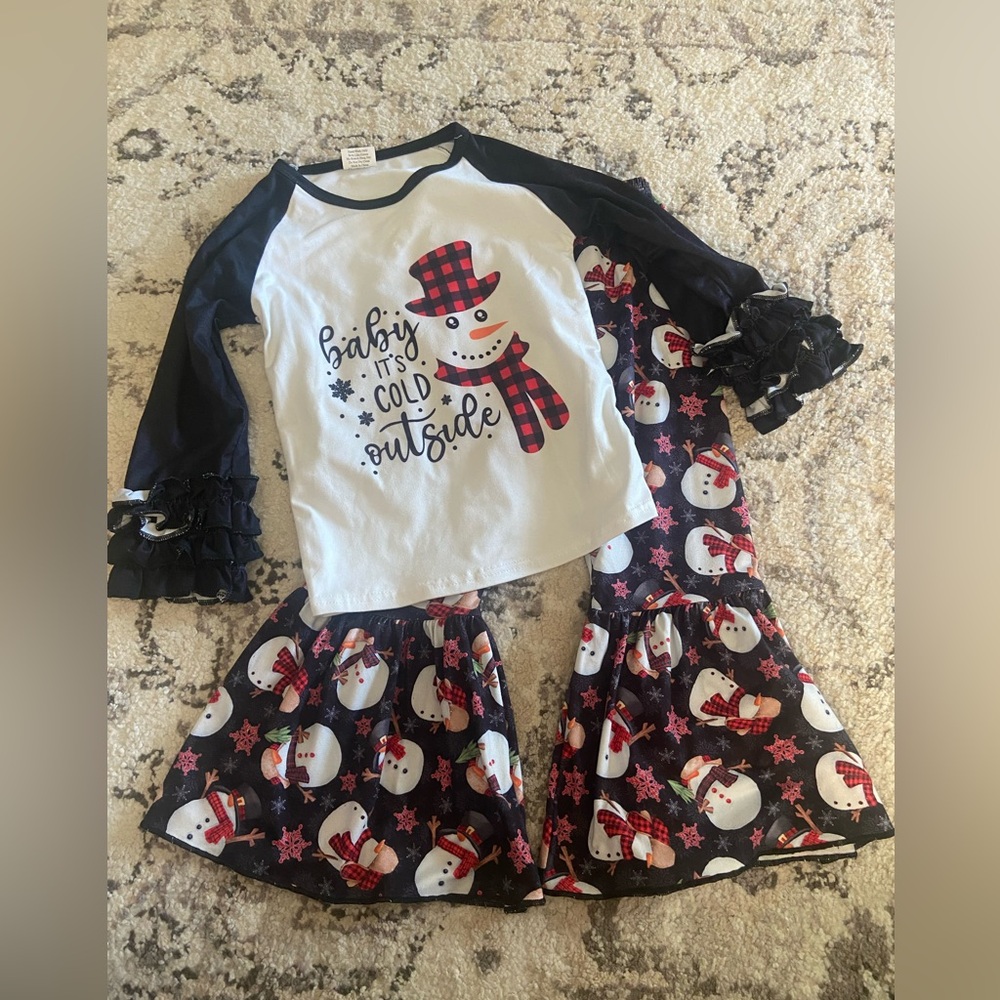 Boutique ruffle outfit